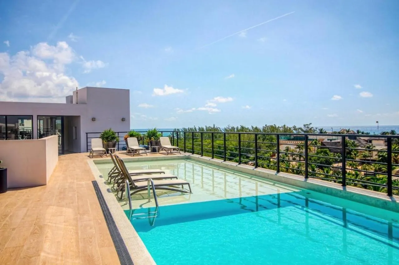 Quiet Studio 2 Blocks To The Beach 신데 델 카르멘 아파트